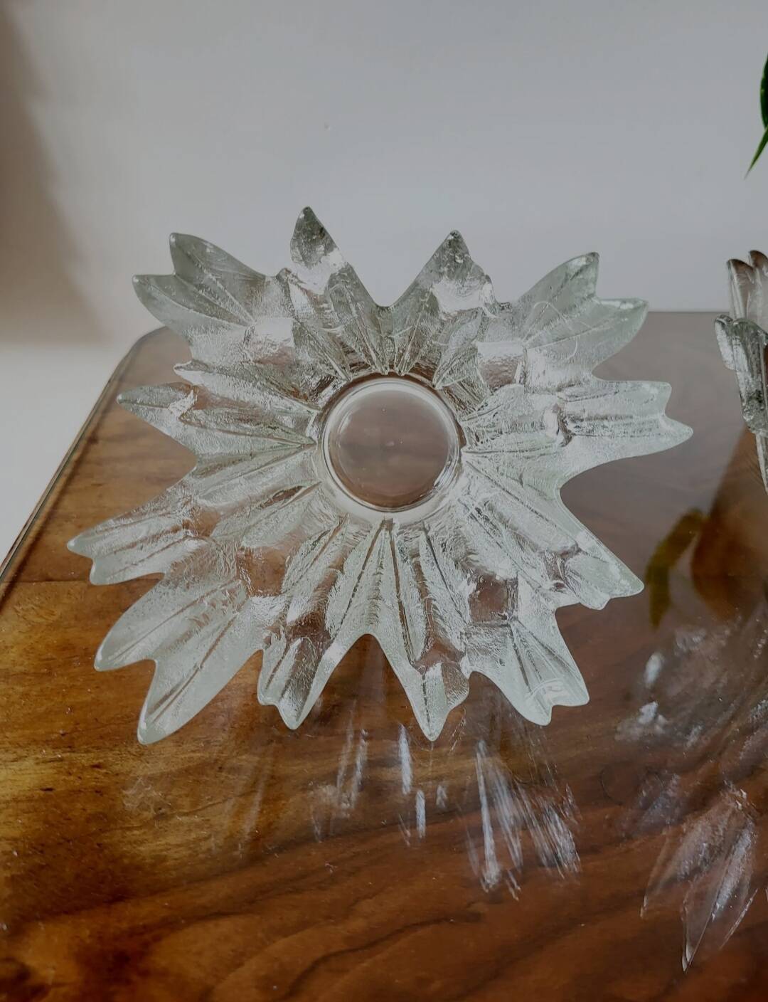 Glazen schaaltjes set van 3 model Noorderlicht of Revontulet Tauno Wirkkala