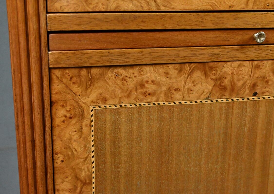 Furniture made of thuya burl and mahogany, Art Deco period – early 20th century.
