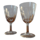 2 old white wine glasses Baccarat crystal model CASSINO - 12 cm