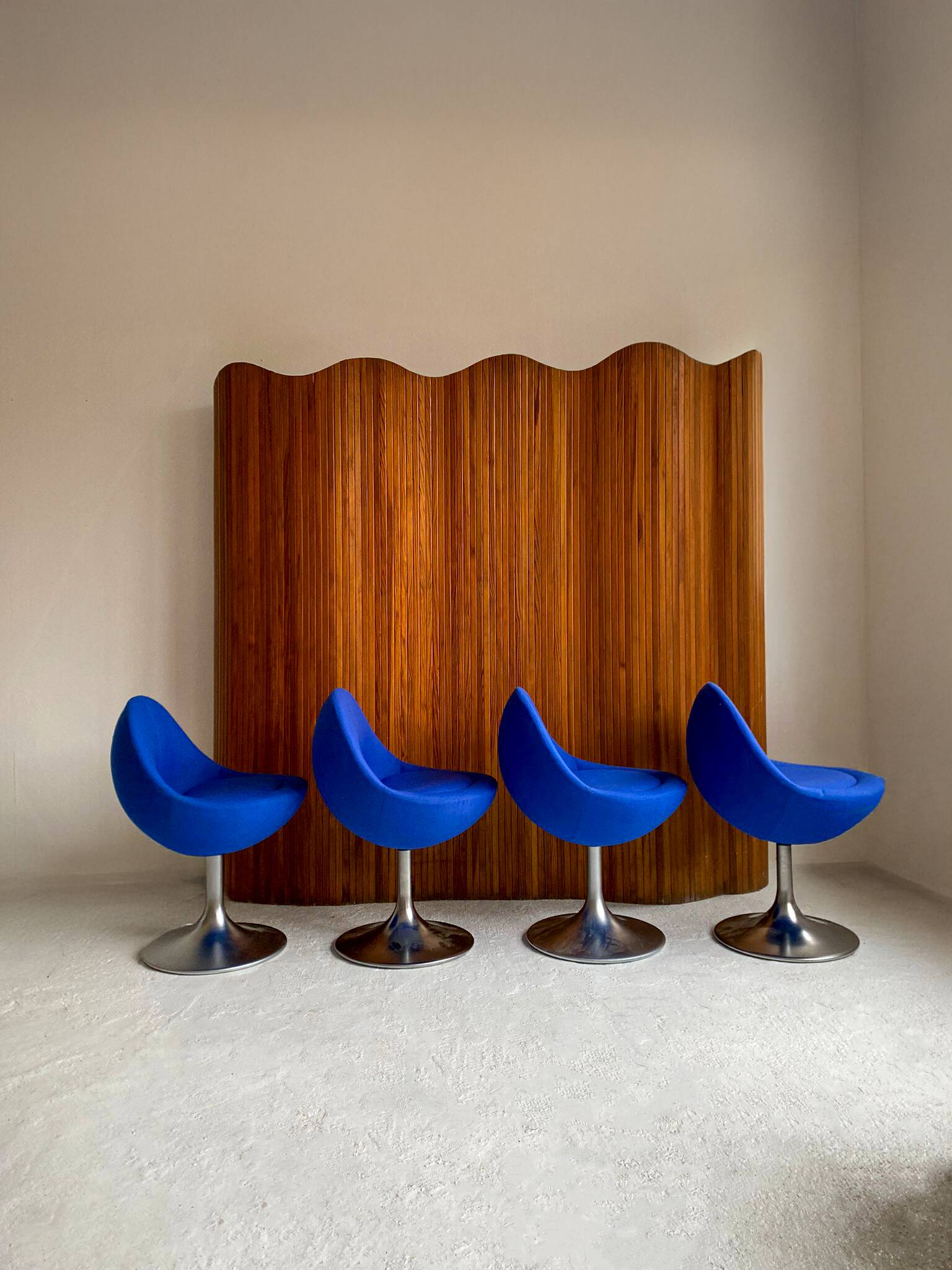 Börje johanson – lot de 4 chaises “venus” pour johanson design