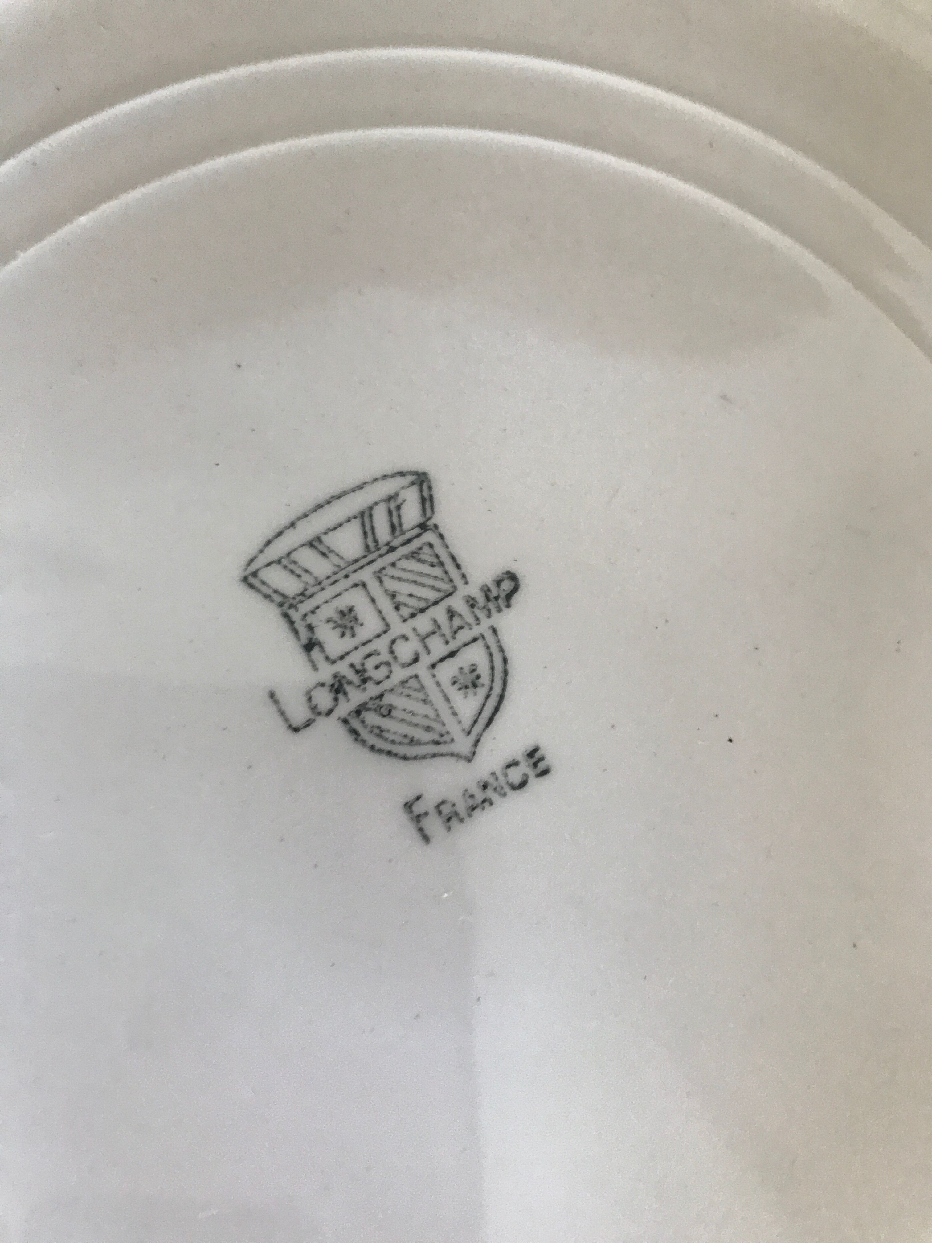 Lot of 8 longchamp vintage pop plates