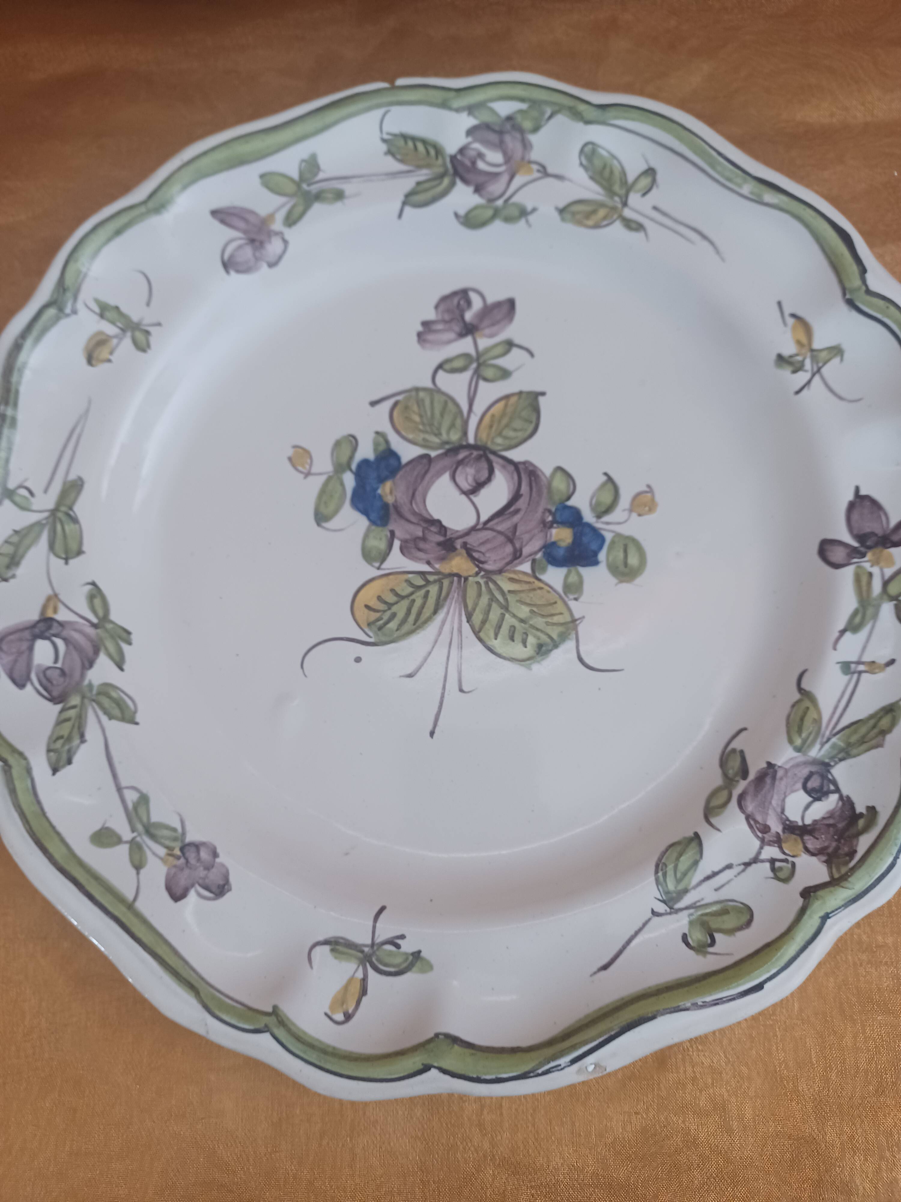 Rouen Earthenware Plate XVIII