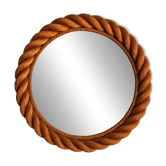 Rope mirror attributed to Adrien Audoux & Frida Minet