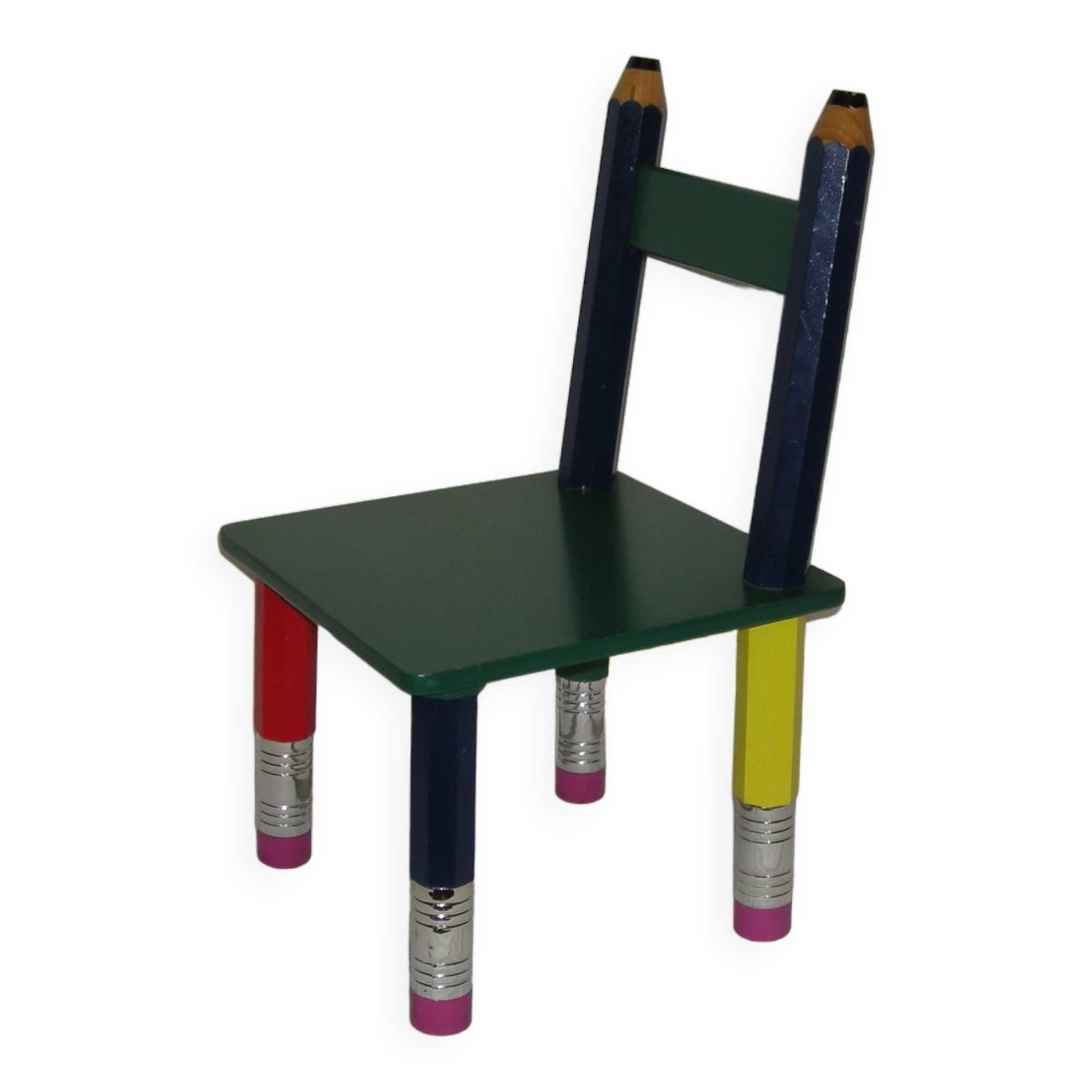 Children's pencil chair from the 80s