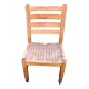 Chaise bois et corde vintage années 60