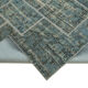 Handmade anatolian vintage 171 cm x 240 cm blue patchwork carpet