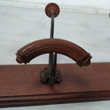 Wall mounted coat rack