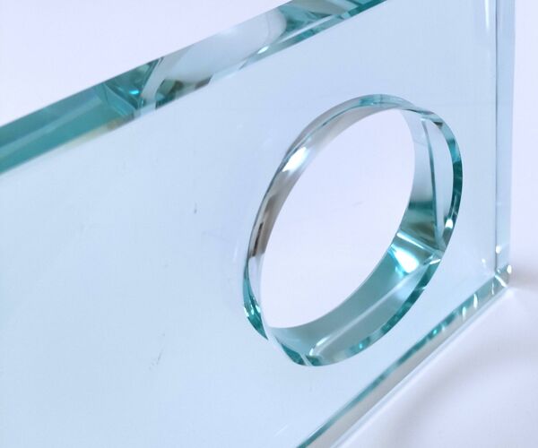 Presse-papier verre design italien sculptural