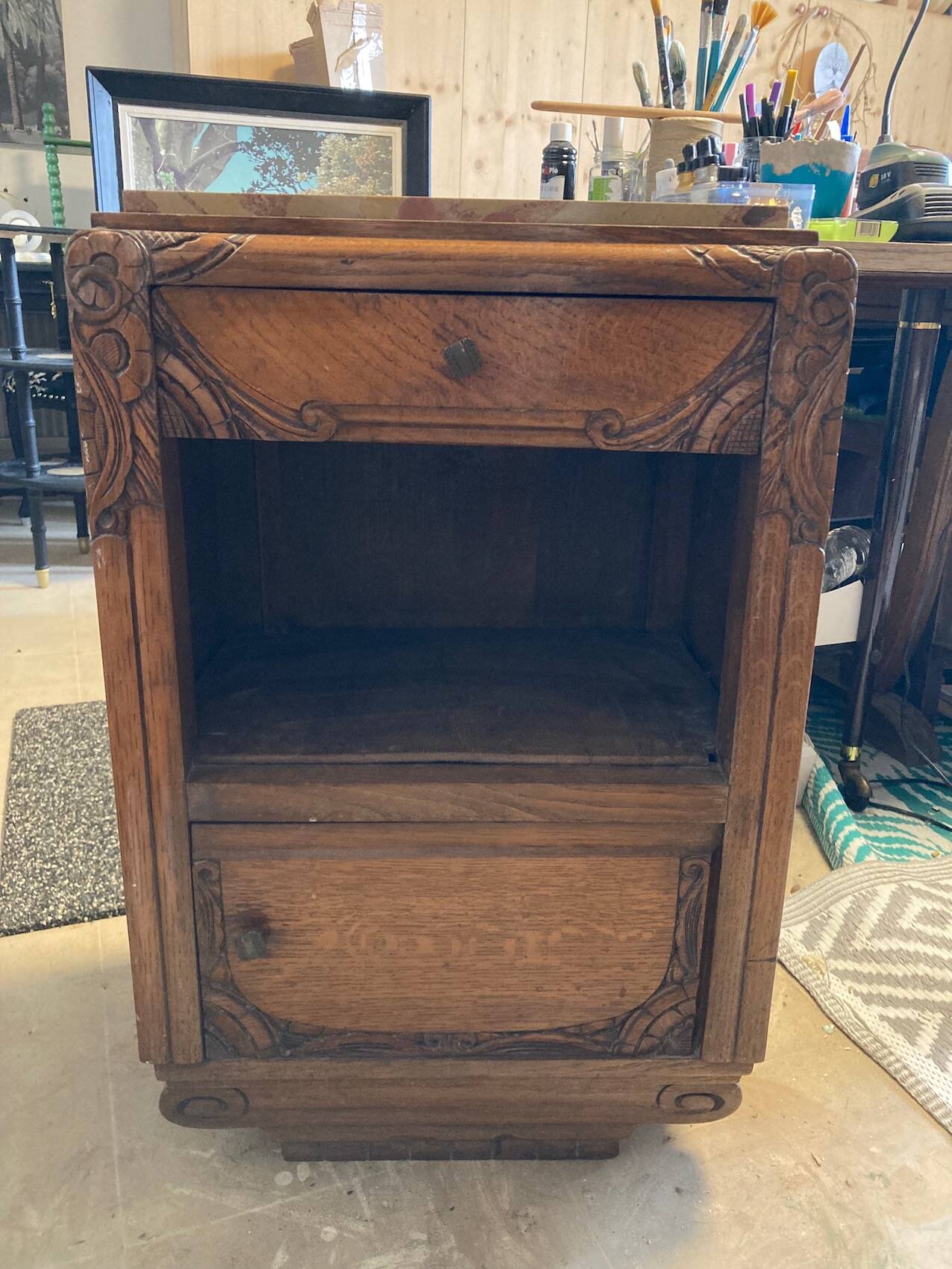 Art Deco bedside table