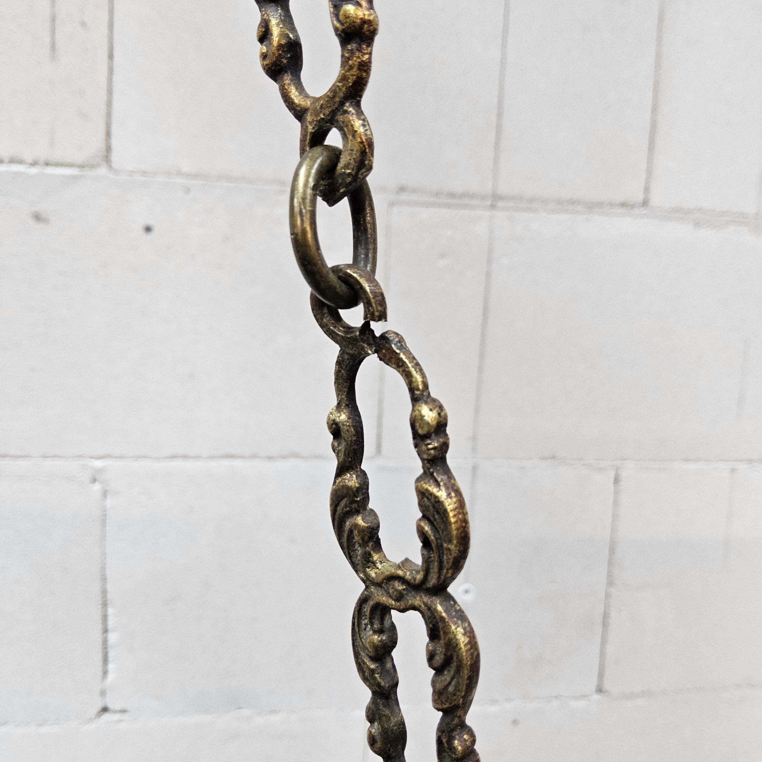 Antique Neo-Renaissance Greenman candle chandelier (Empire)
