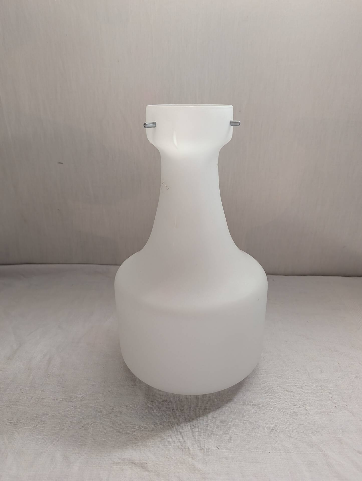 Abat-jour opaline blanche années 60
