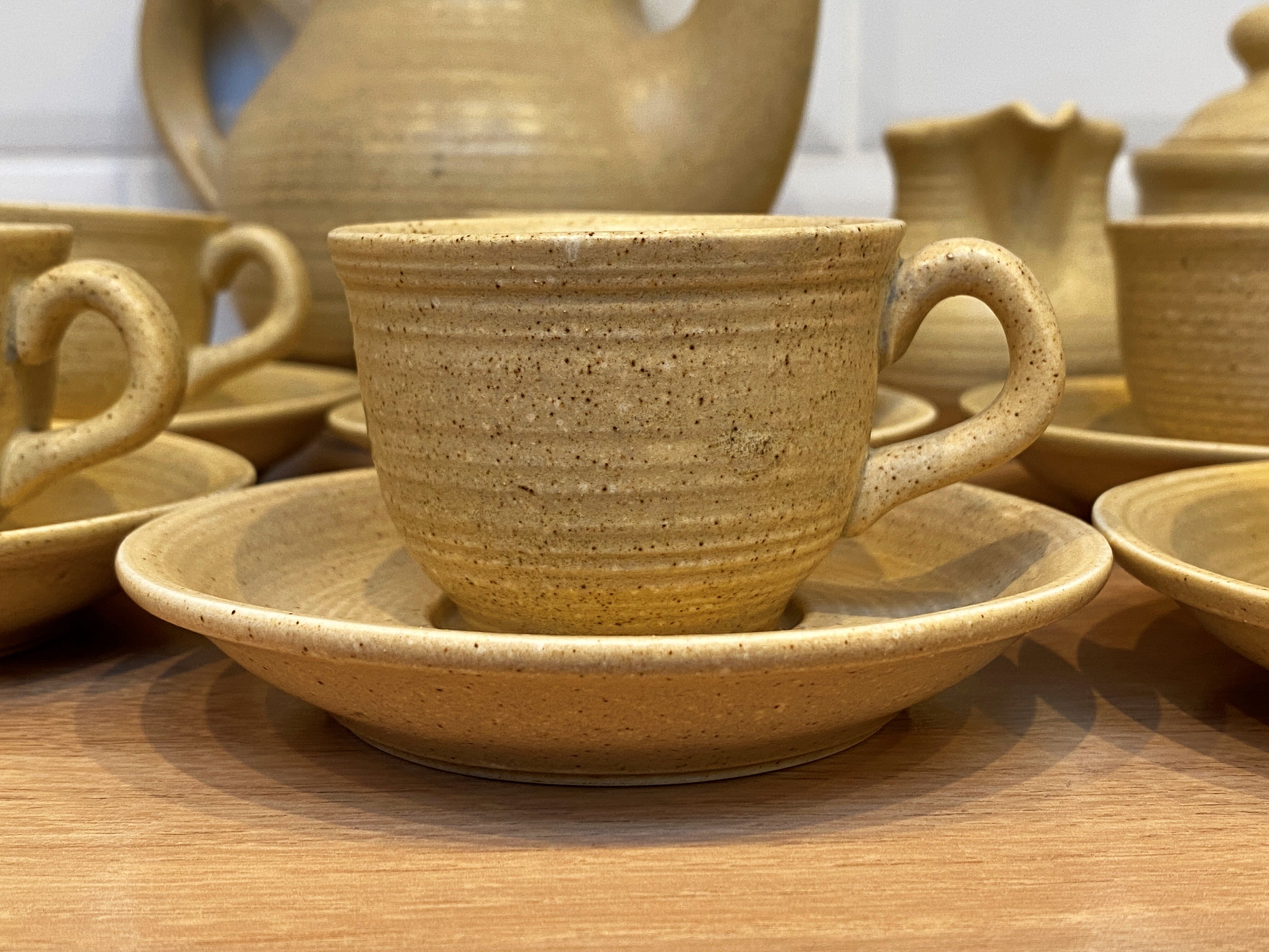 Stoneware coffee service