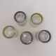 Set of 5 antique glasses