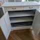 Superb vintage white Parisian buffet