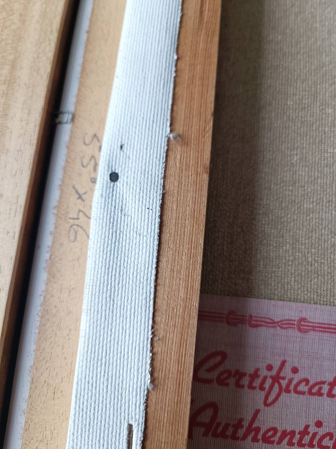 Tableau huile sur toile signé LEPAGE
