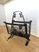 Vintage Iron Cast Magazine Rack: Handmade Gothic Home Decor