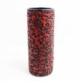 Vintage West Germany lava texture vase