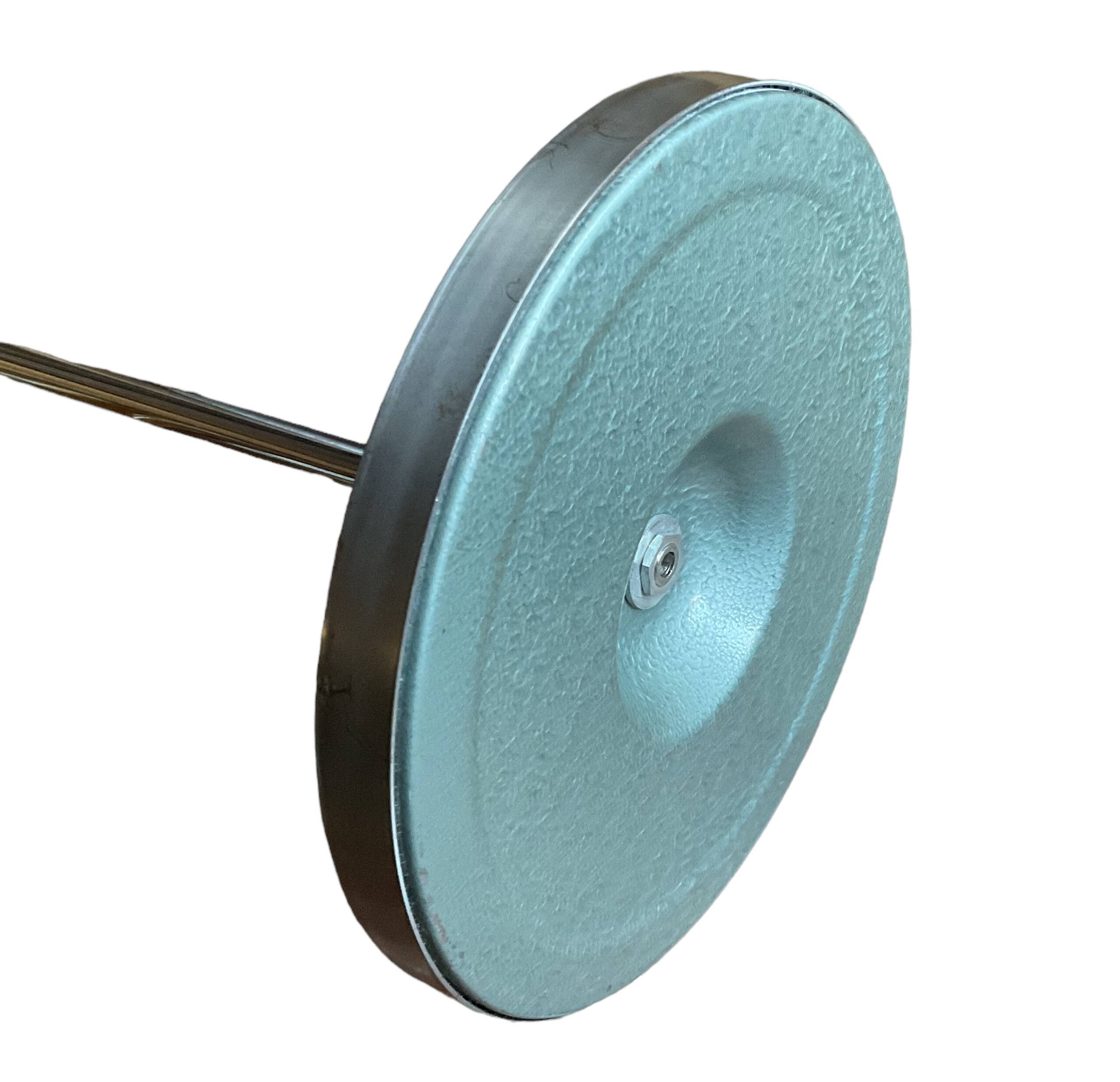 Space age style eye ball floor lamp 70' design Aluminor