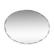 Miroir ovale biseauté art déco 84x58cm