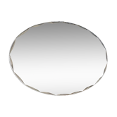 Oval mirror beveled art deco Dp 012387