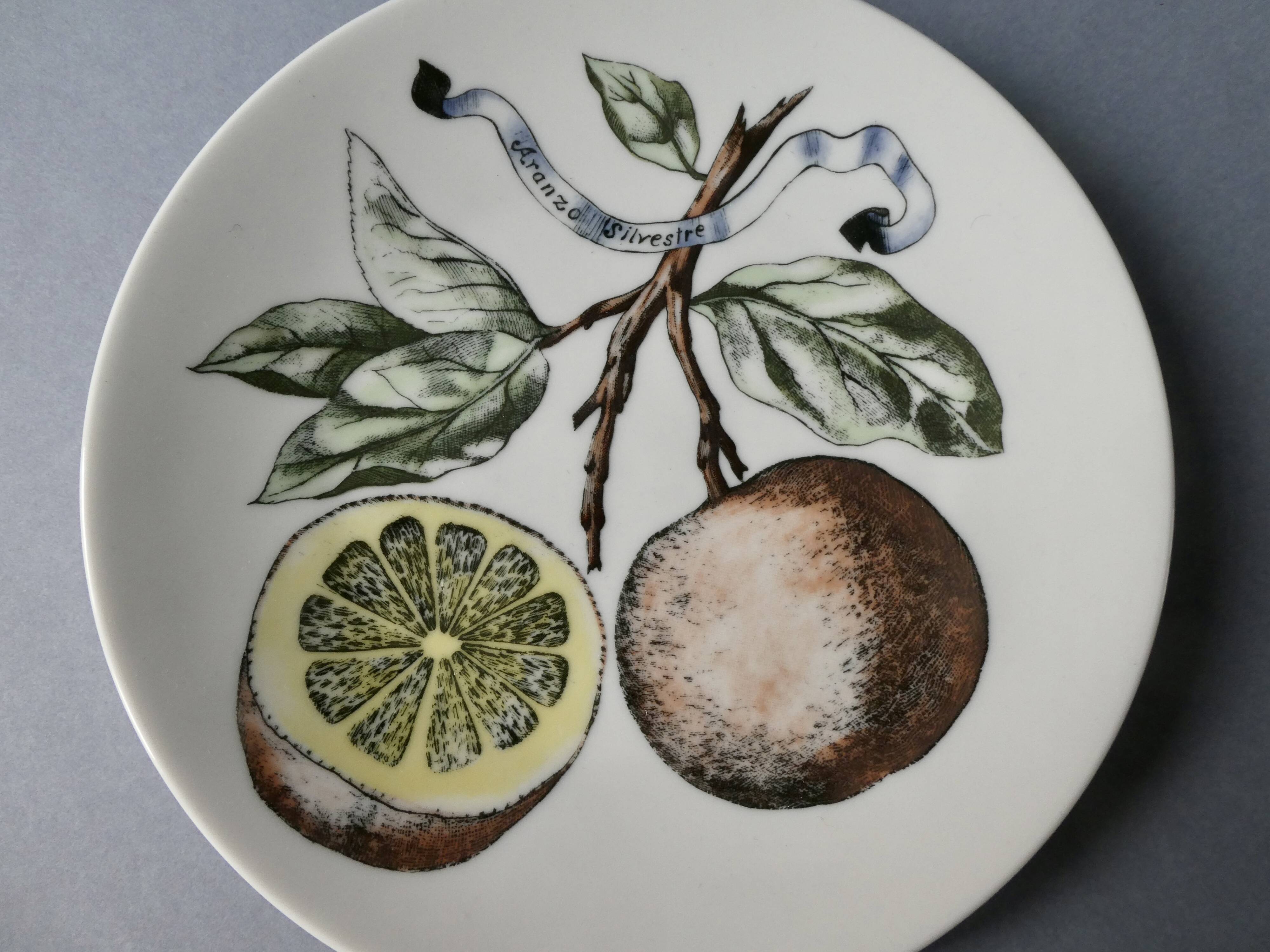 Bavaria fruit decor ceramic plate