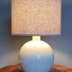 Cracked ceramic ball lamp art deco 1930