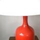 Lampe en céramique orange