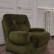Fauteuil vintage en velours