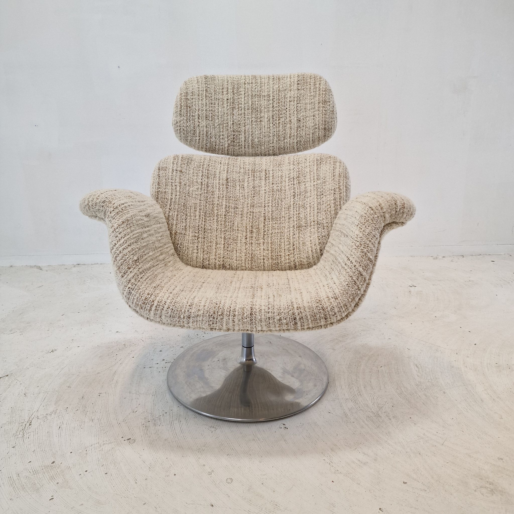 Big Tulip Chair and Ottoman by Pierre Paulin for Artifort, 1980s