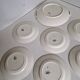 Badonviller art deco platter and 6 dessert plates