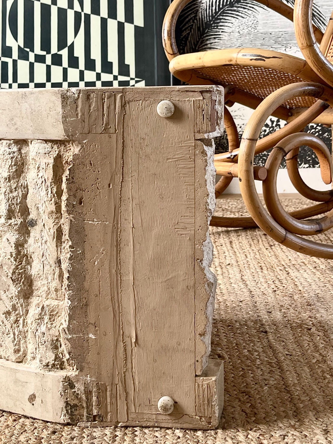 Coffee table French Riviera 1970.