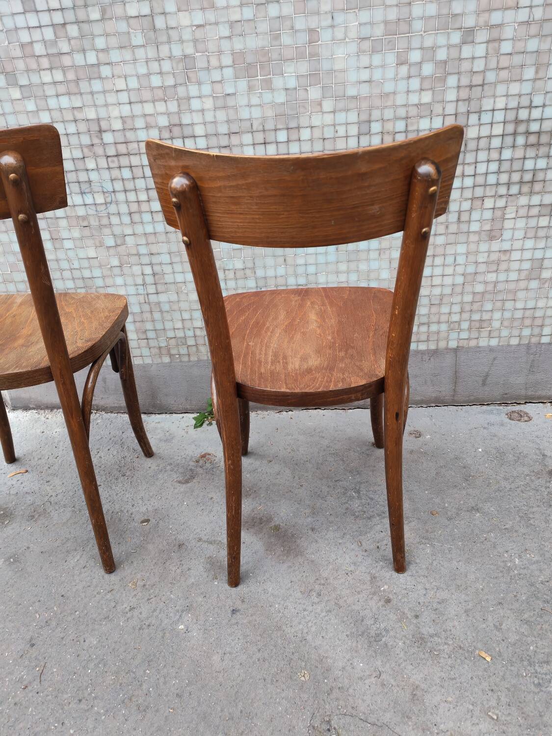 Paire de chaises bistrot 