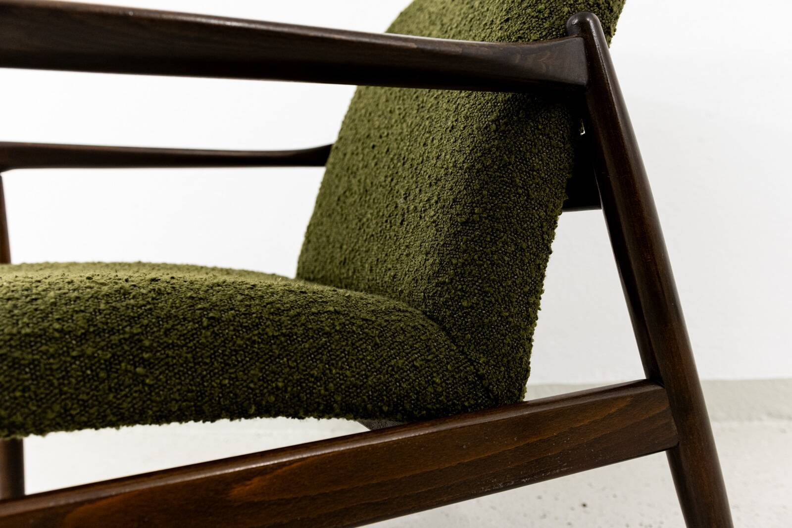Vintage armchair GFM-64 by Edmund Homa, GFM, Poland, 1960s