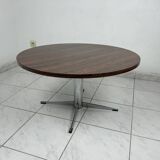 Vintage round coffee table rosewood