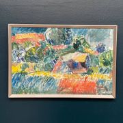 Swedish Oil on Canvas – “Östra Tollstad I” by Vivianne Larsson