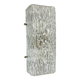 cubic Hollywood Regency Ice Glass Wall Light Made by Kalmar Lights, 1960s