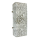 cubic Hollywood Regency Ice Glass Wall Light Made by Kalmar Lights, 1960s
