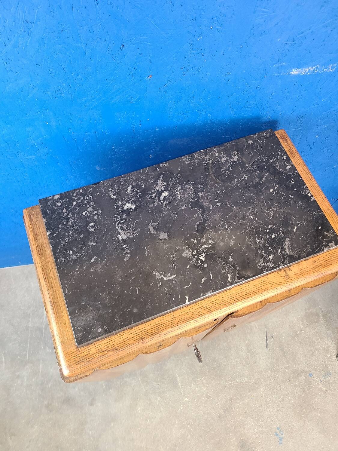 End table, vintage art deco bedside