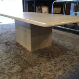 Travertine lounge table