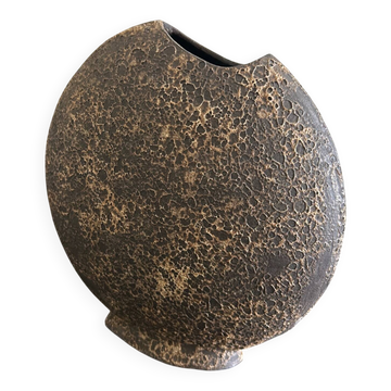 Vase brutaliste années 70
