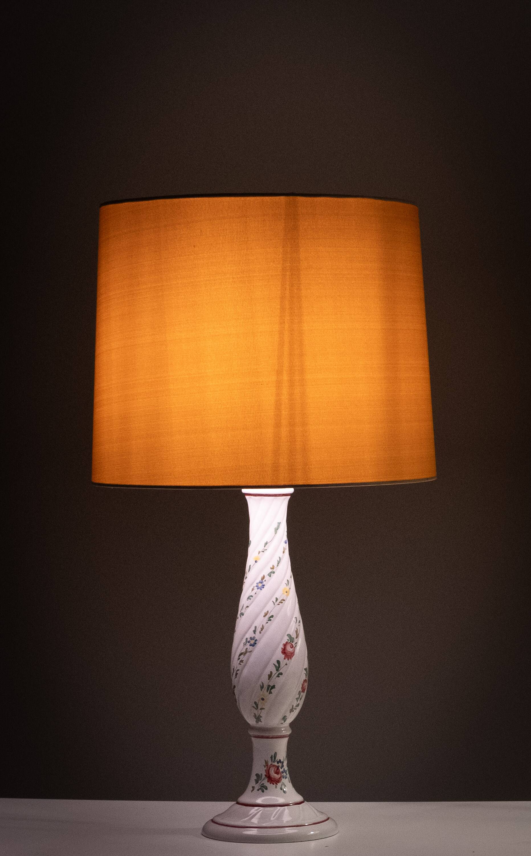 Capodimonte Ceramic Italian table lamps 1960s