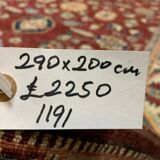 Large Afghan Wool Kazak Rug 290x200 cm Chobi, Very Fine