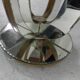 Art Deco coffee table, side table, with mirror glass and walnut veneer, 1930s