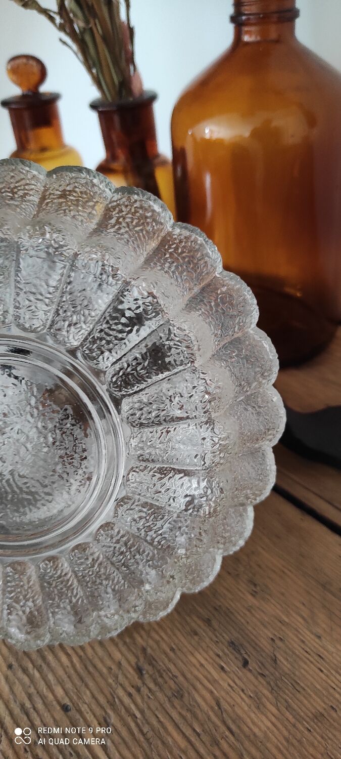 Vintage glass ceiling light