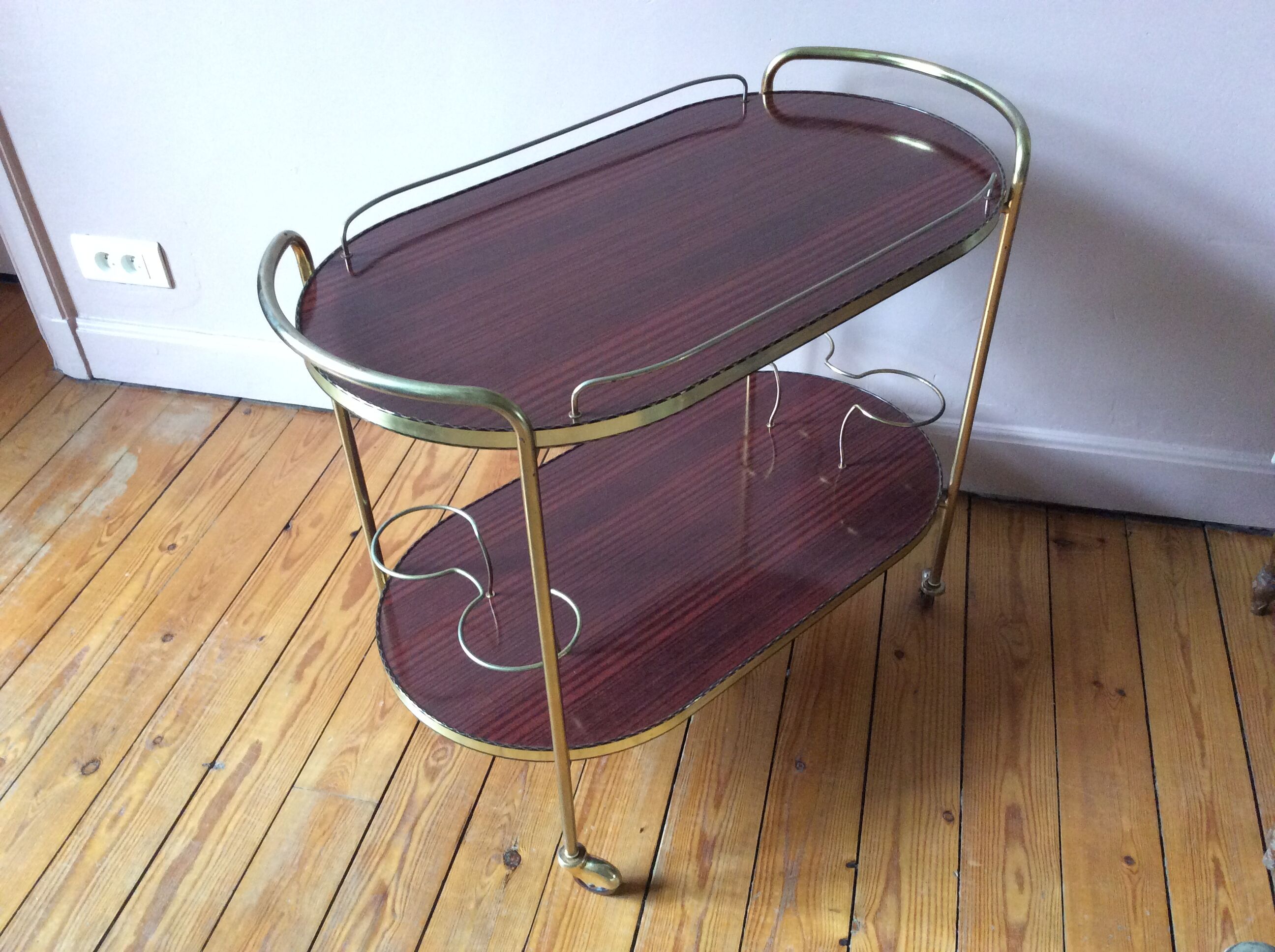 Vintage serving table