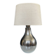 Lampe design en métal chromé