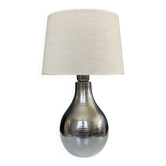 Chrome metal design lamp