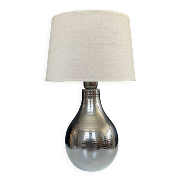 Chrome metal design lamp