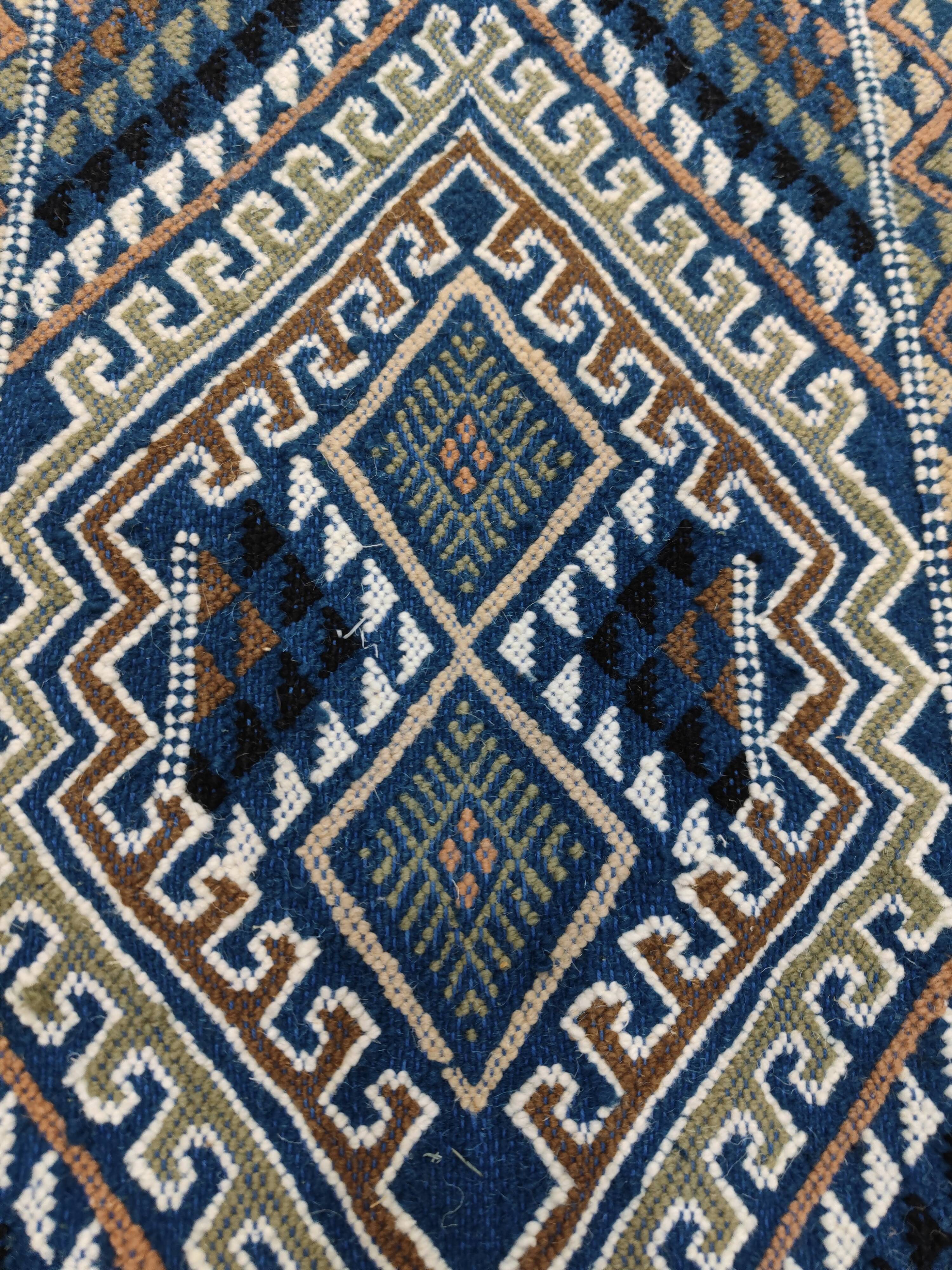 Certified top quality Margoum Blue Carpet