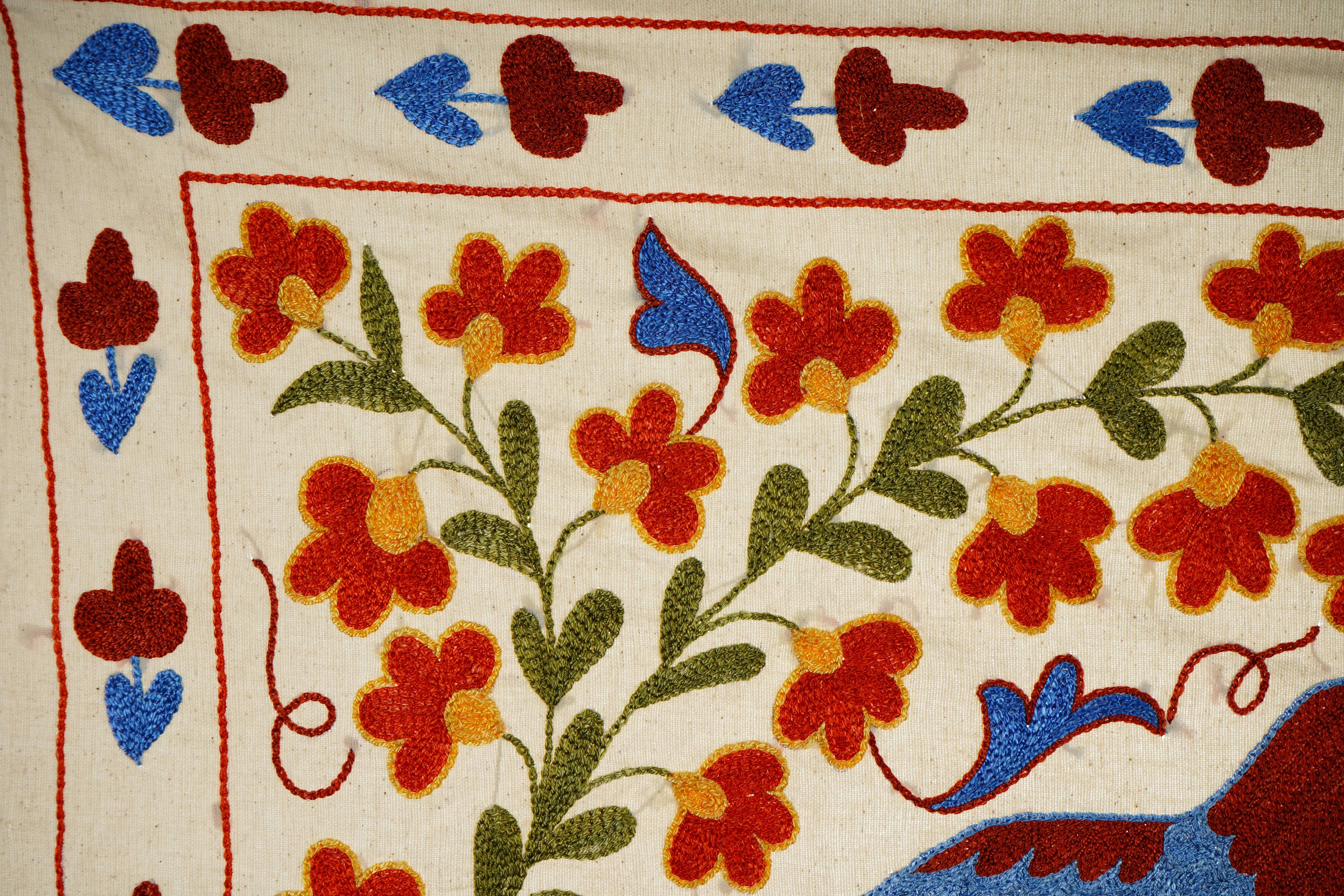 Hand-knotted rug, vintage Turkish rug 50x98 cm